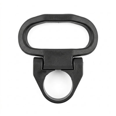 San-O-Sub folding tank handle from above, showing the loop and round neck clamp