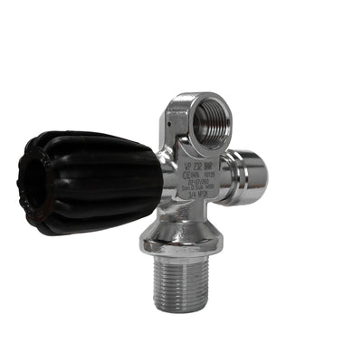 San-O-Sub 3/4 NPSM left hand modular valve from the left, handwheel side