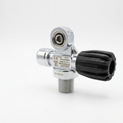 San-O-Sub right hand M25x2 modular valve showing the WP 232 bar body markings