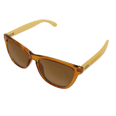 SCUBAPRO bamboo sunglasses with brown frame and brown lenses