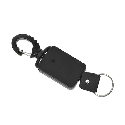 Scubatech steel cable retractor seen from the front
