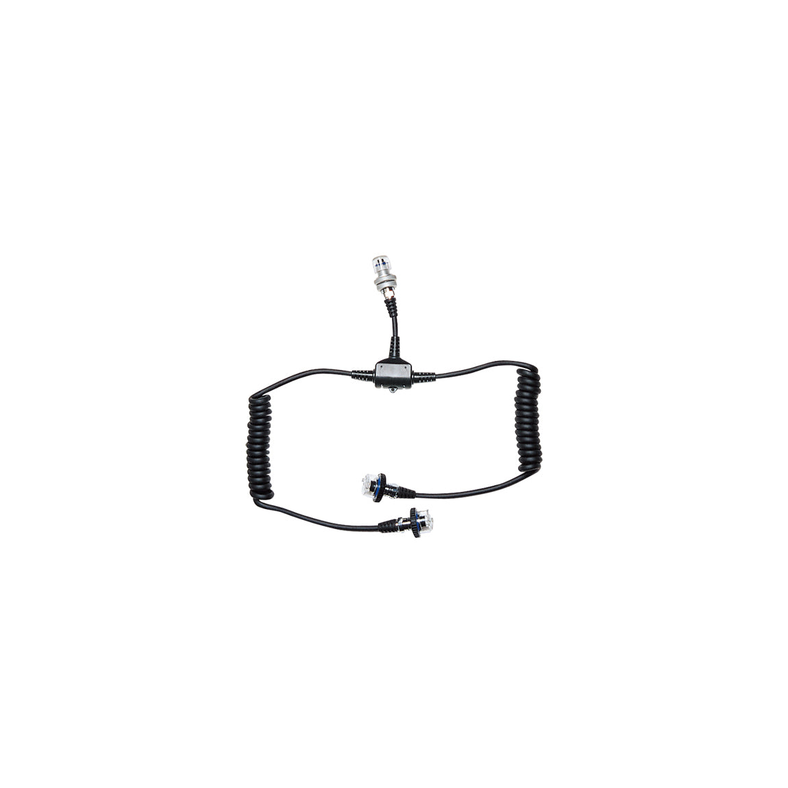 Sea & Sea 5-pin Dual Sync Cord/N, Y cord with one housing plug and two coiled strobe leads