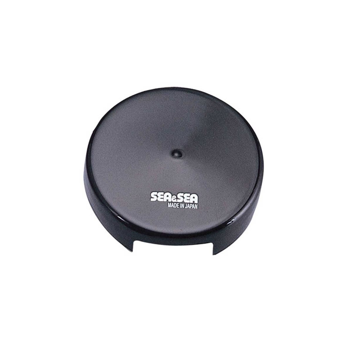 Sea & Sea Front Port Cover M, round black cap marked Made in Japan