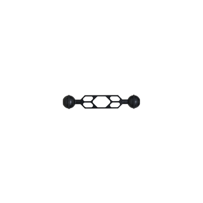 Sea & Sea SA8 Double Ball Arm S, short cut-out aluminium arm with a ball at each end