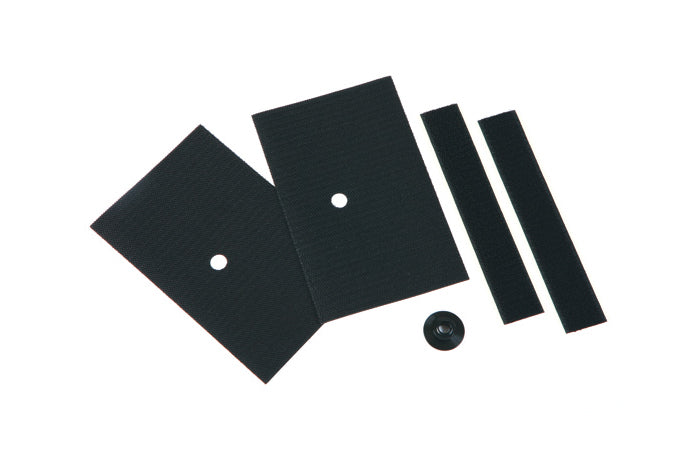 Sea & Sea Strobe Mask Set, black nylon mask sheets and tape strips with cable grommet