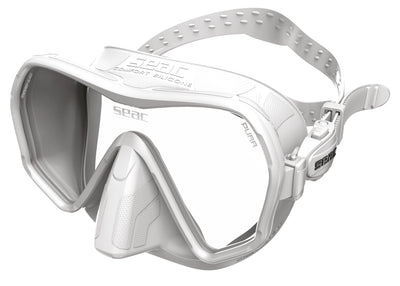 SEAC Pura frameless mask in white