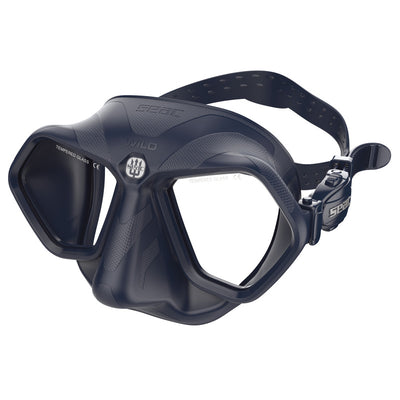 SEAC Wild low volume freediving mask in blue