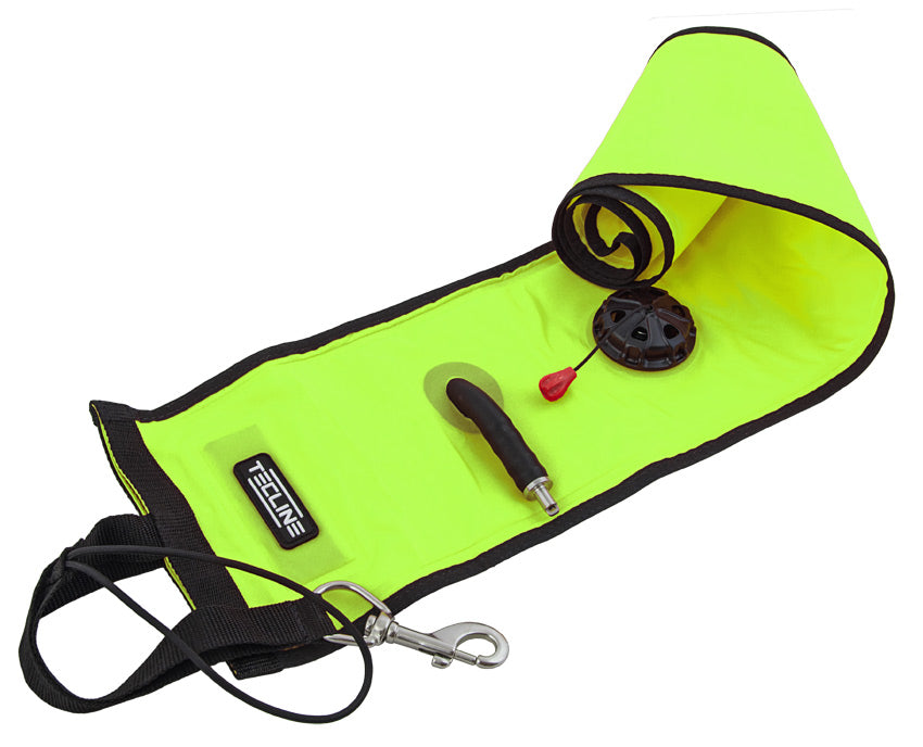 Tecline semi-closed SMB 18/122 cm in orange, fully inflated