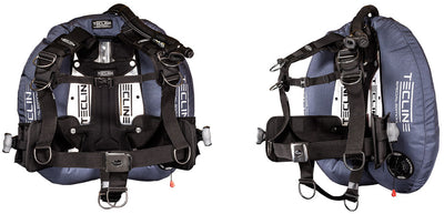 Tecline Donut 22 Special Edition Full Comfort set in blue with weight pockets