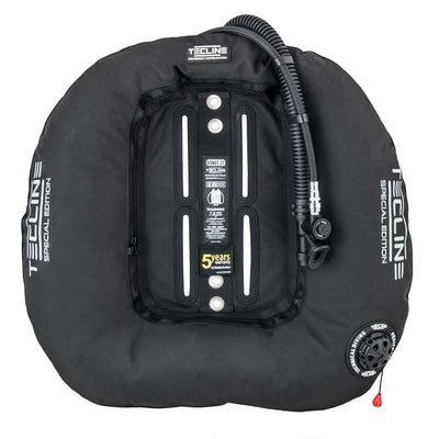 Tecline Donut 22 Special Edition twinset wing in black, front view