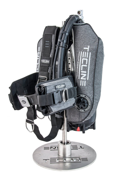 Tecline Peanut 16 Professional Comfort set in grey Kevlar with matching weight pockets