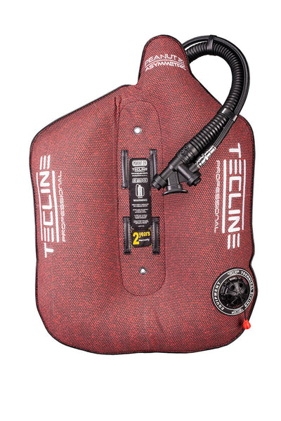 Tecline Peanut 21 Professional wing in red Kevlar, front view