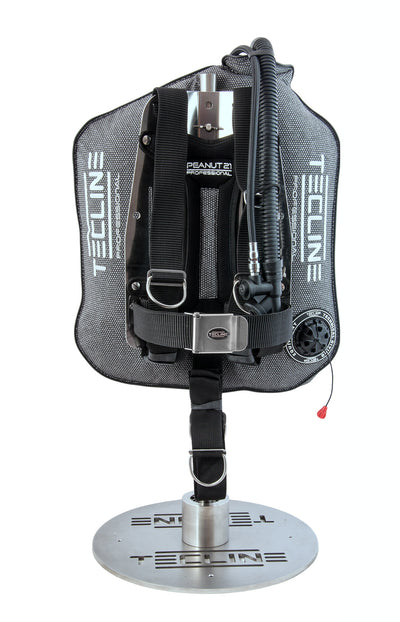 Tecline Peanut 21 Professional adjustable DIR set in grey Kevlar, harness side