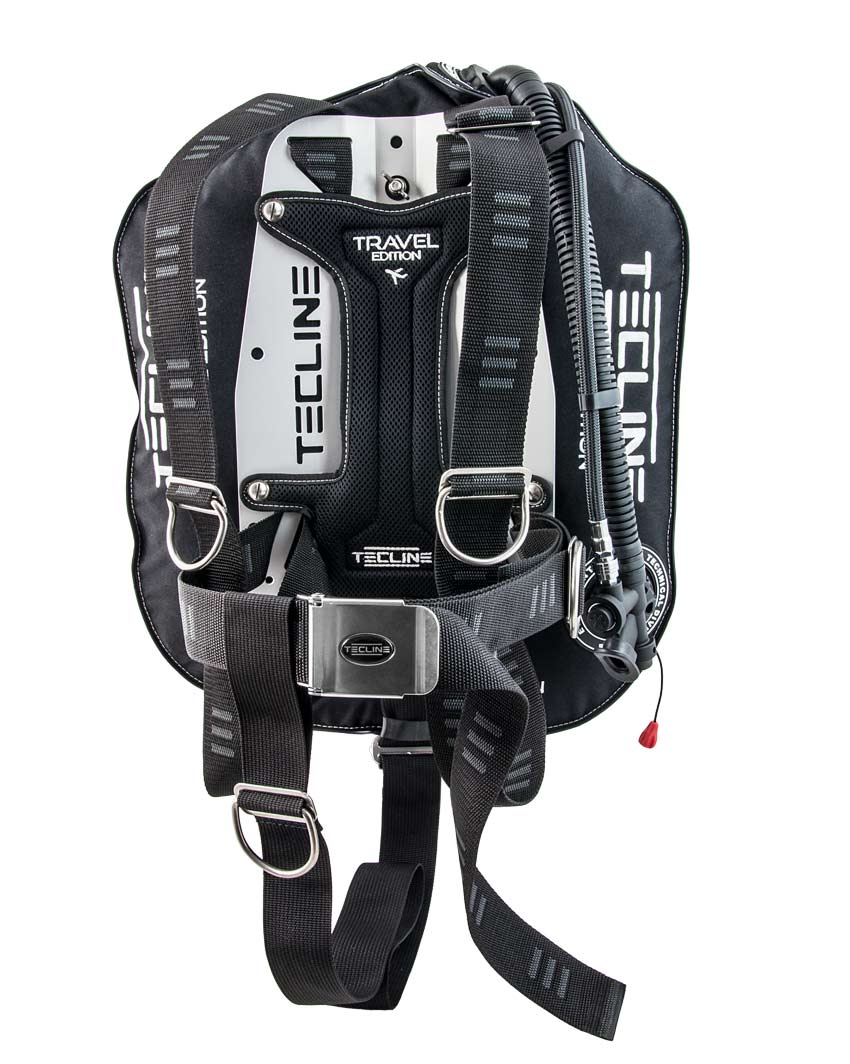 Tecline Peanut 21 Travel Set Light with standard aluminium backplate and Travel soft pad