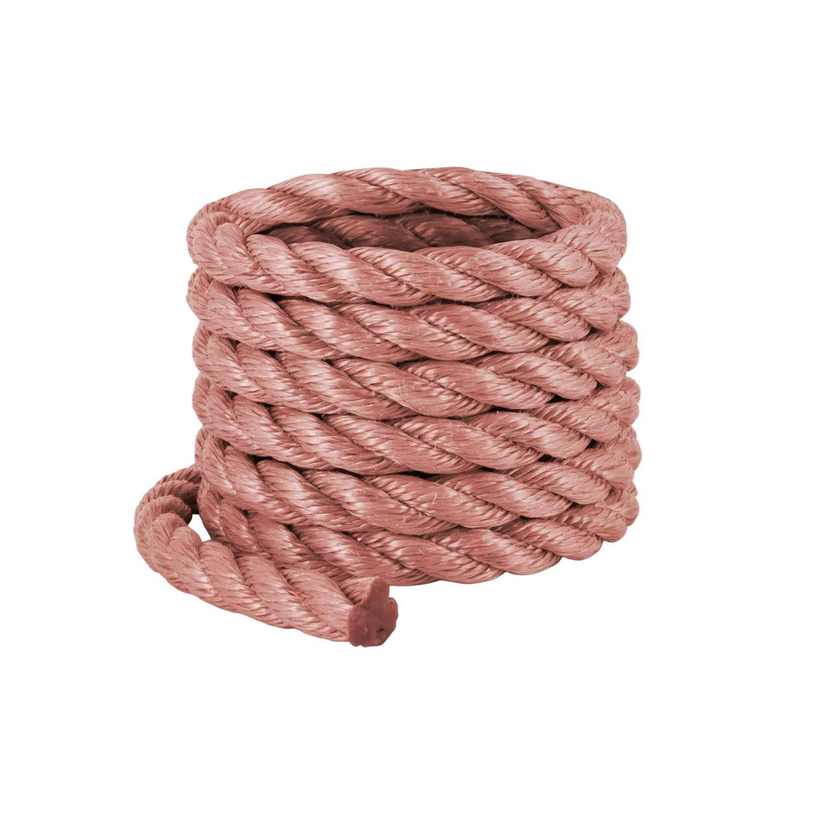 Coil of grey Southern Ropes 3-Strand Polysteel rope