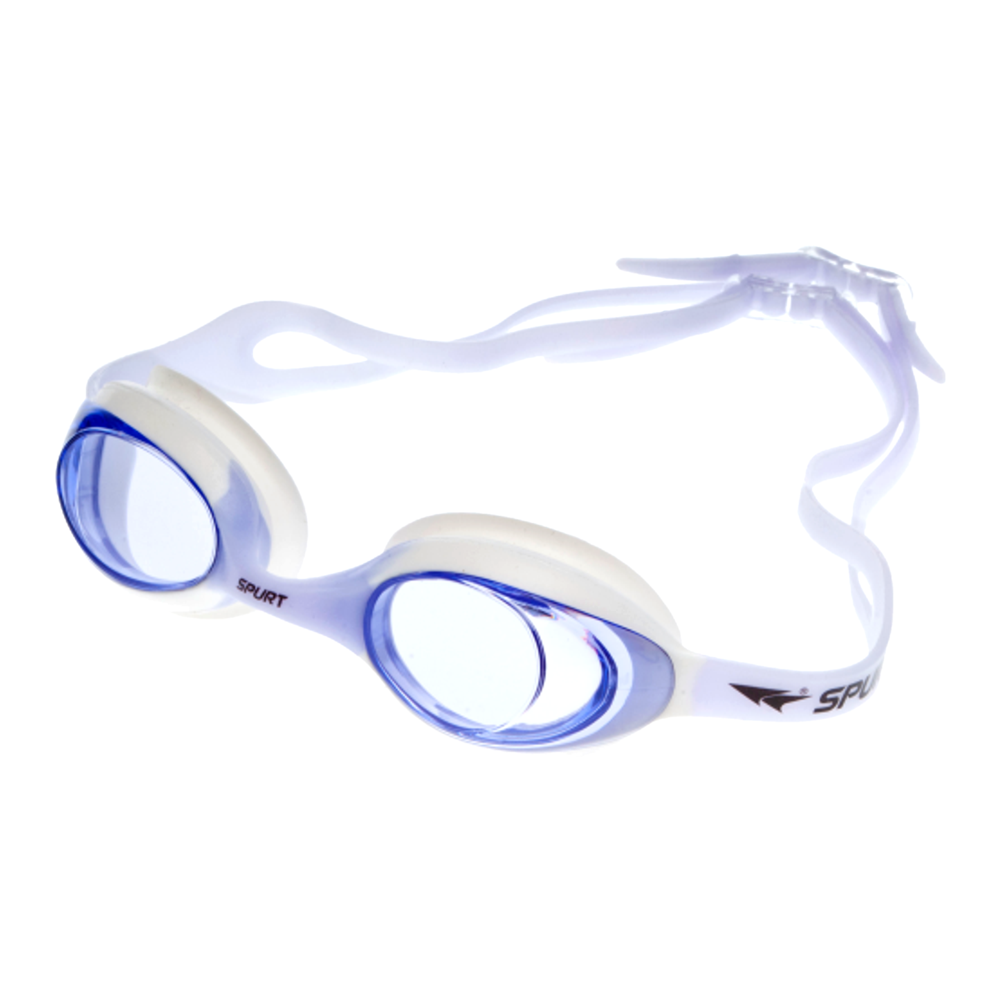 Spurt blaze junior goggles, white and lilac frame with lilac lens