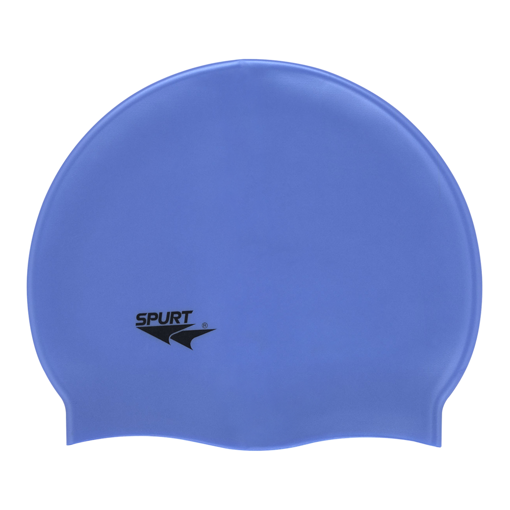Spurt Flexi plain silicone swim cap in lavender
