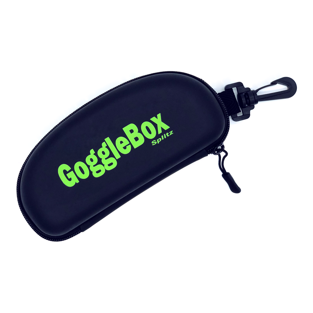 Spurt hardshell goggle case, green