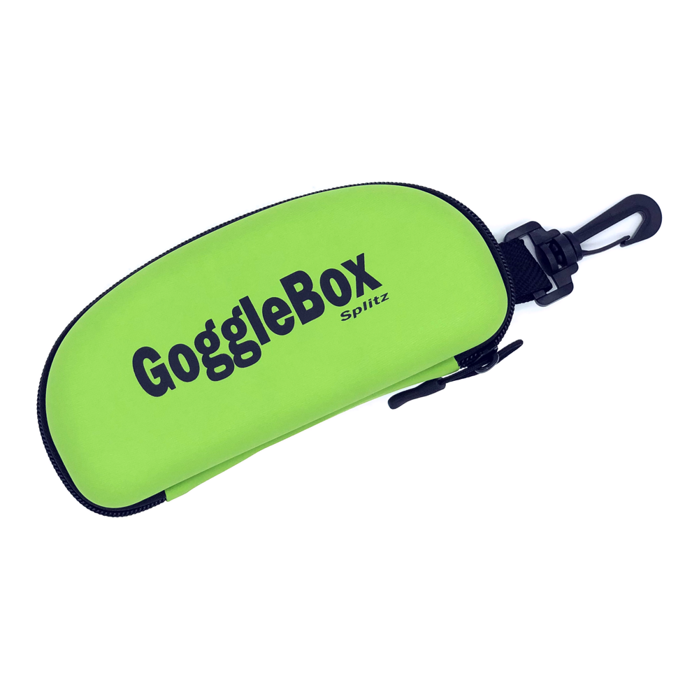 Spurt hardshell goggle case, green