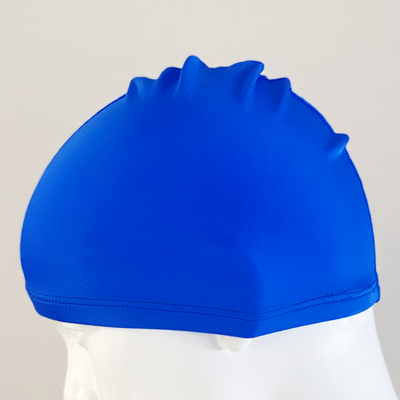 Spurt lycra swim cap in blue large