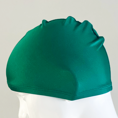 Spurt lycra swim cap in green large
