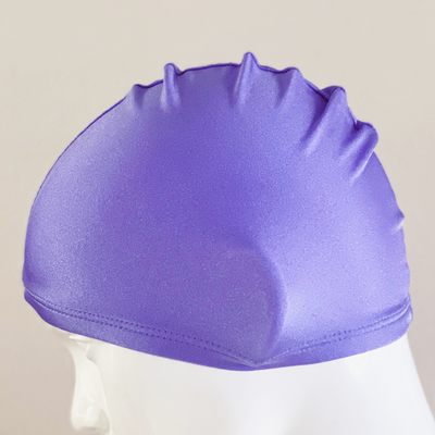 Spurt lycra swim cap in lilac large