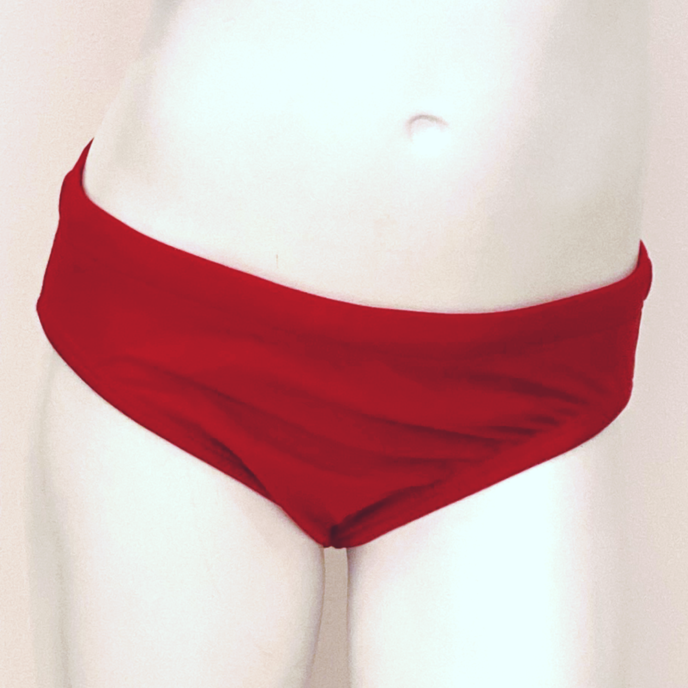 Spurt plain brief swimsuit in black