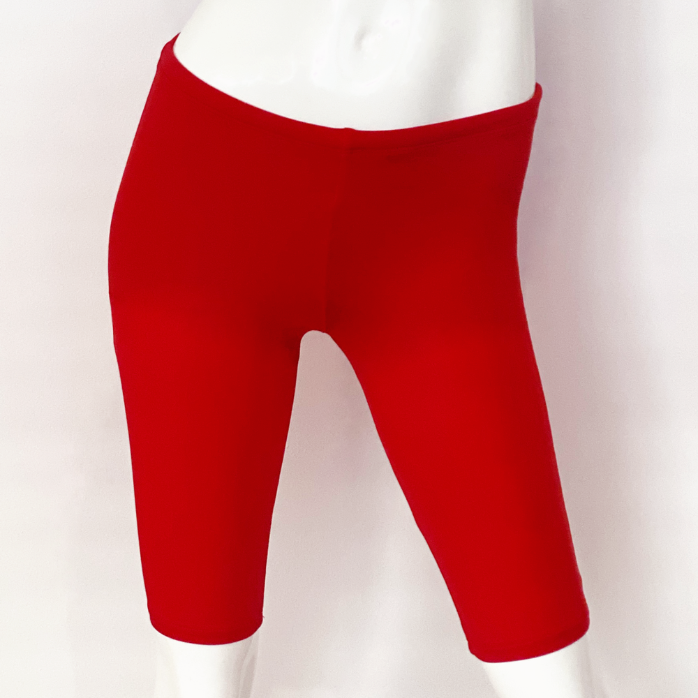 Spurt plain jammer swimsuit in red, alternate view 4