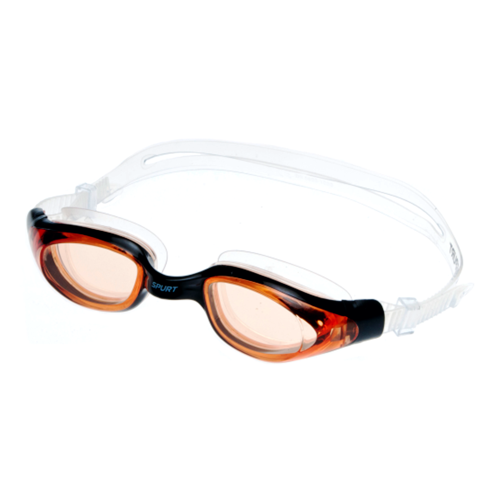 Spurt shadow goggles, opaque white frame with blue lens