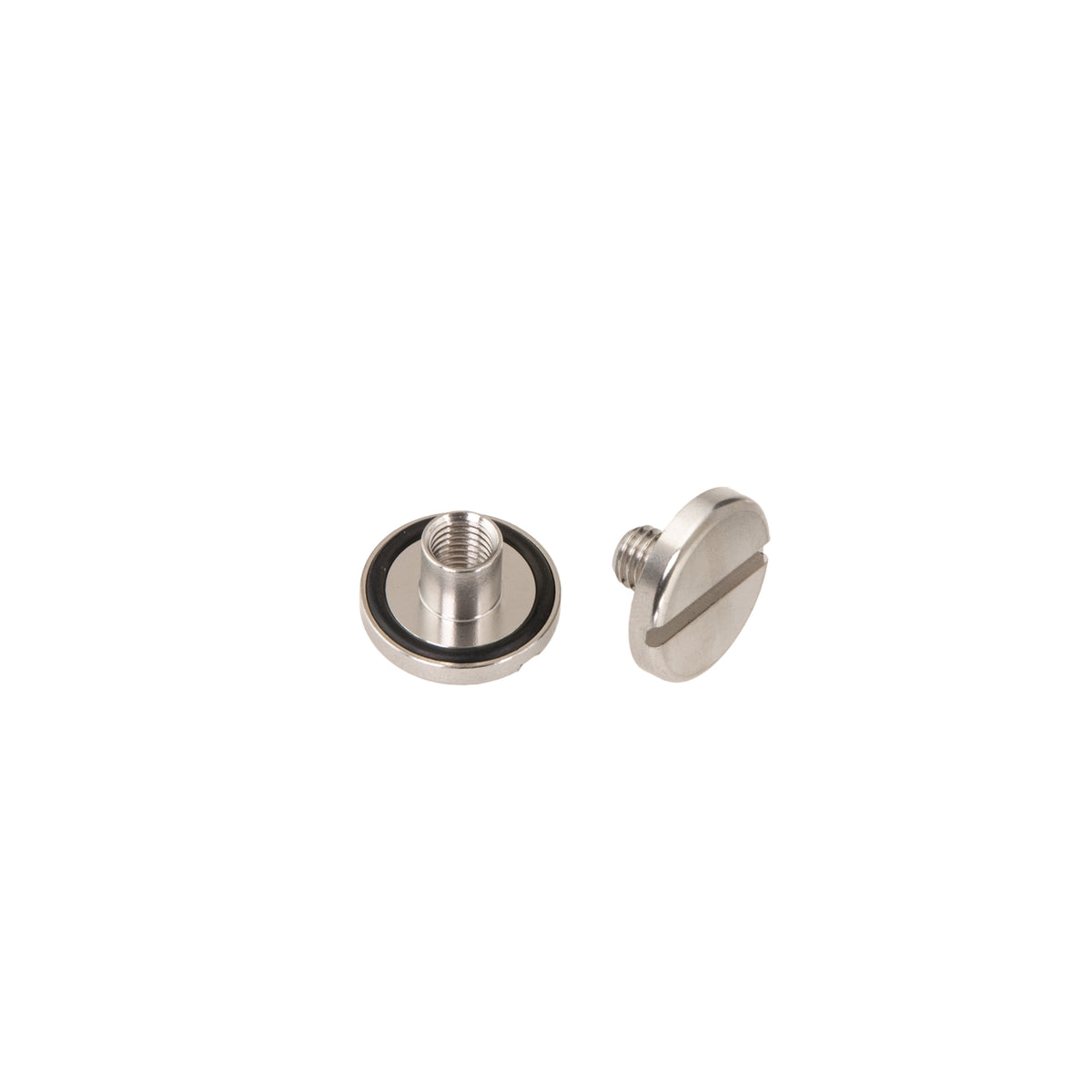 Tecline short 10 mm stainless steel nut and bolt with O-ring