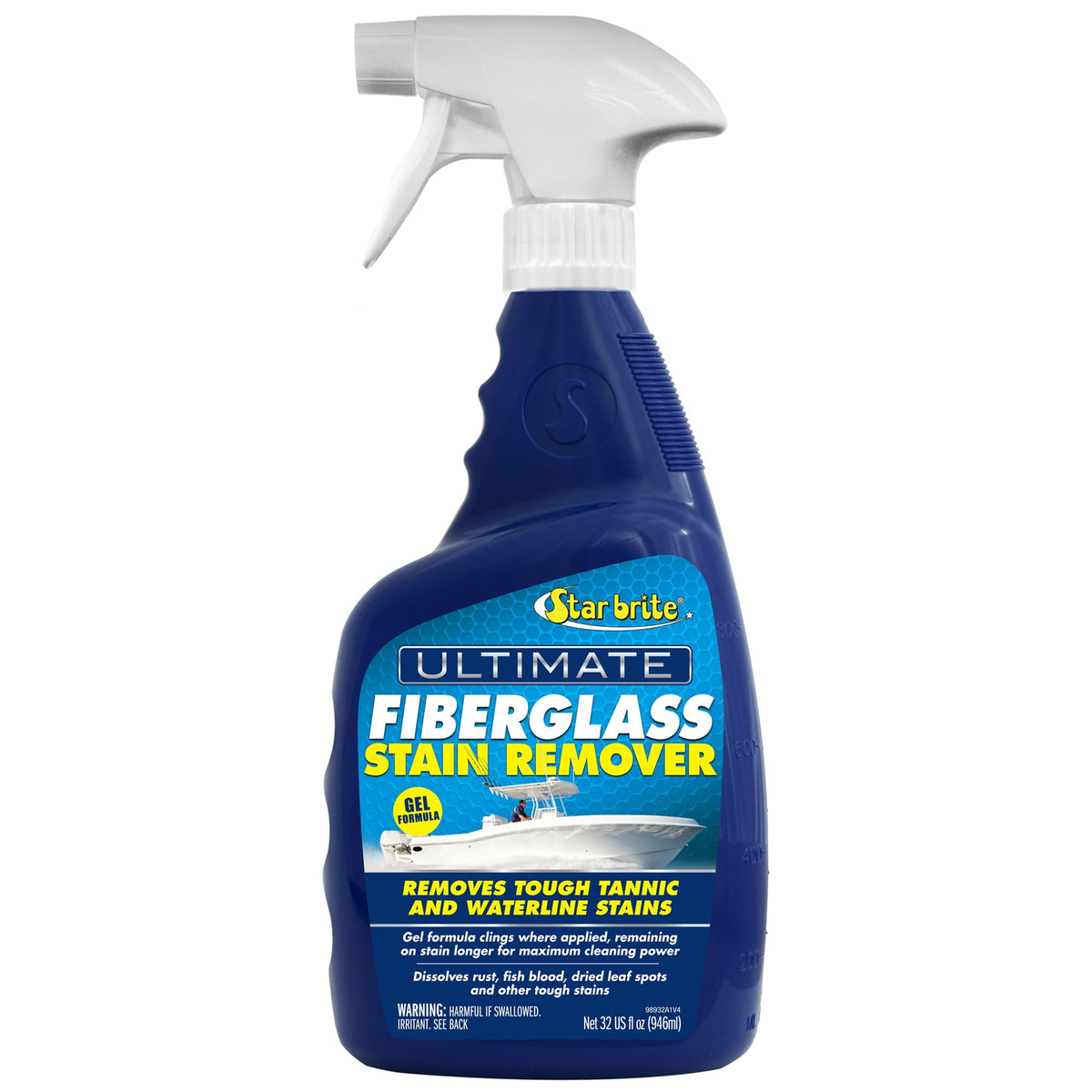 Starbrite Ultimate Fibreglass Stain Remover 946 ml gel spray bottle