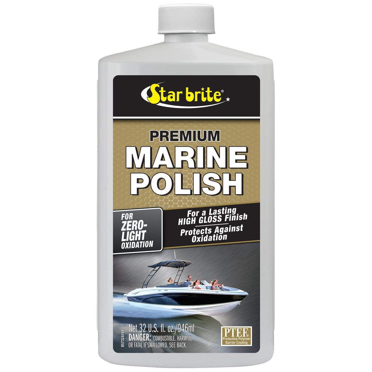 Starbrite Premium Marine Polish 946 ml bottle for zero to light oxidation