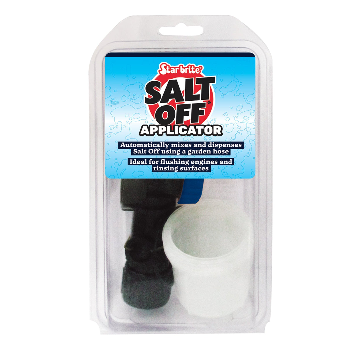Starbrite Salt Off Applicator hose-end dispenser in its retail pack