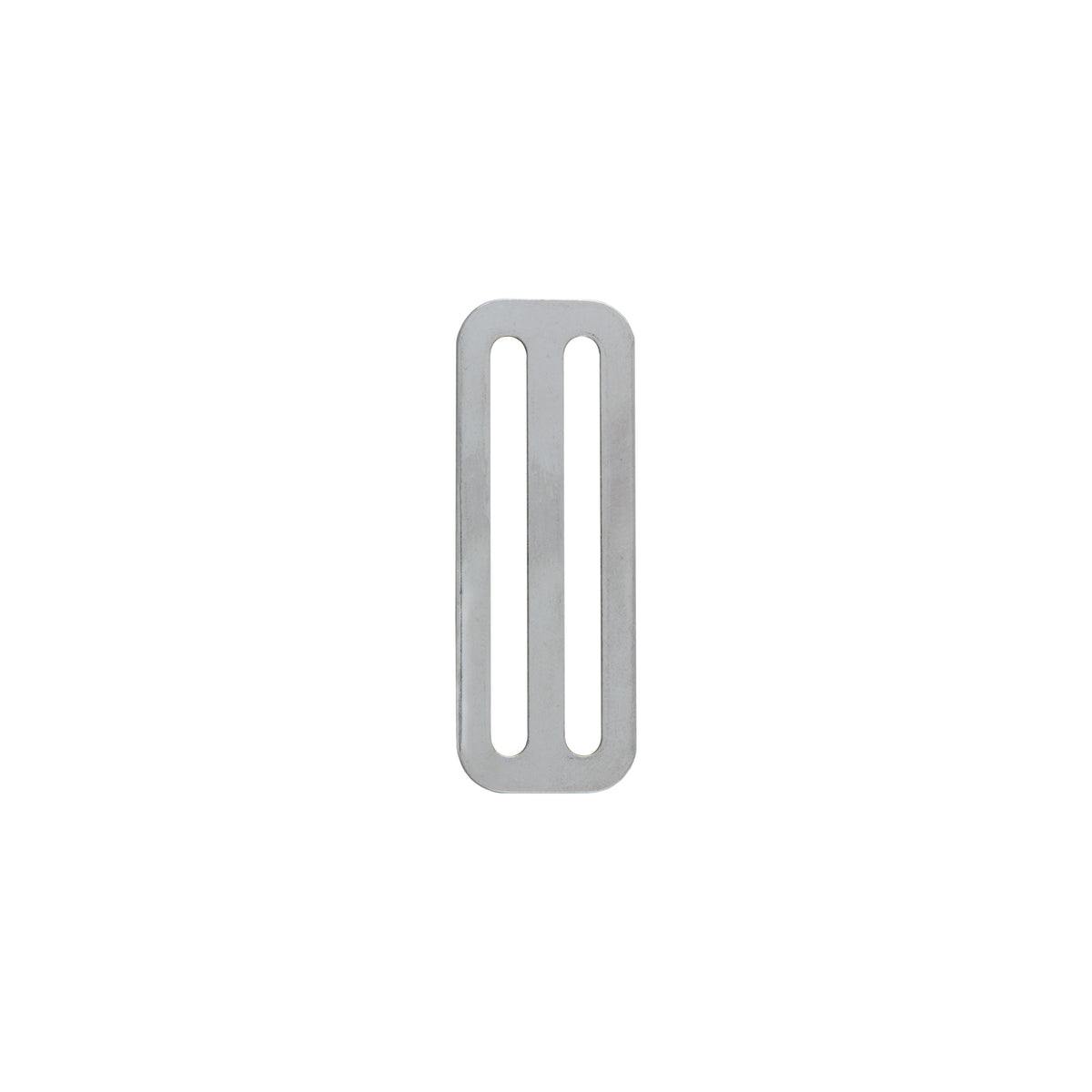 Tecline plain stainless steel triglide for 50 mm webbing