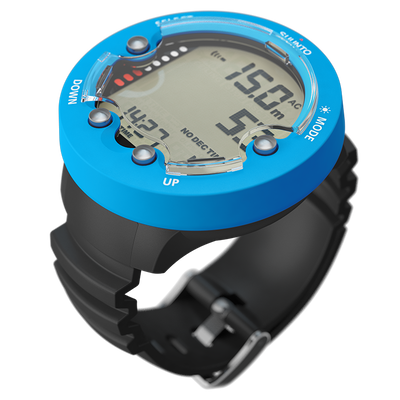 Suunto display shield fitted to a Zoop Novo, showing the cover seated inside the bezel