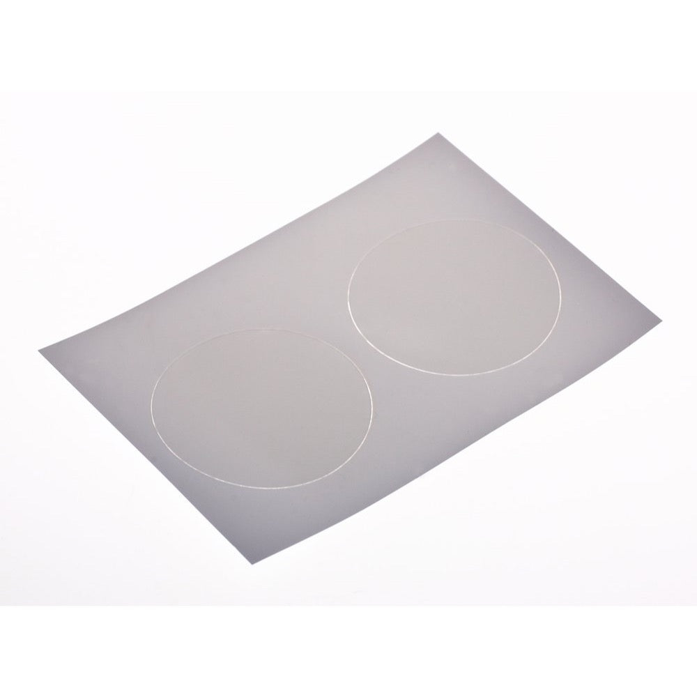 Suunto D-Series scratch guard sheet with two clear round screen protectors