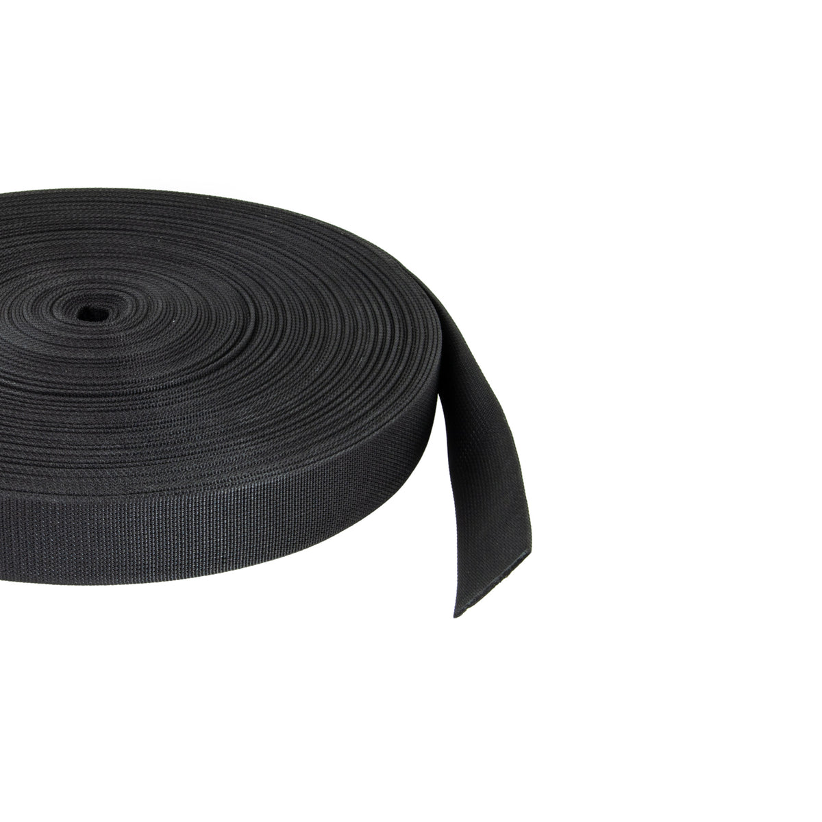 Roll of Tecline black 50 mm standard harness webbing
