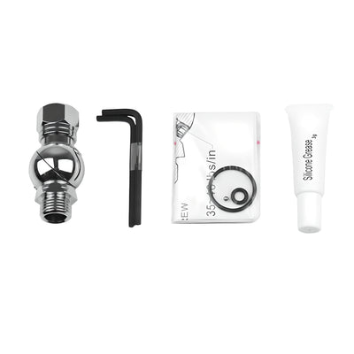 Tecline rotating LP swivel with its hex key, O-ring repair kit and silicone grease