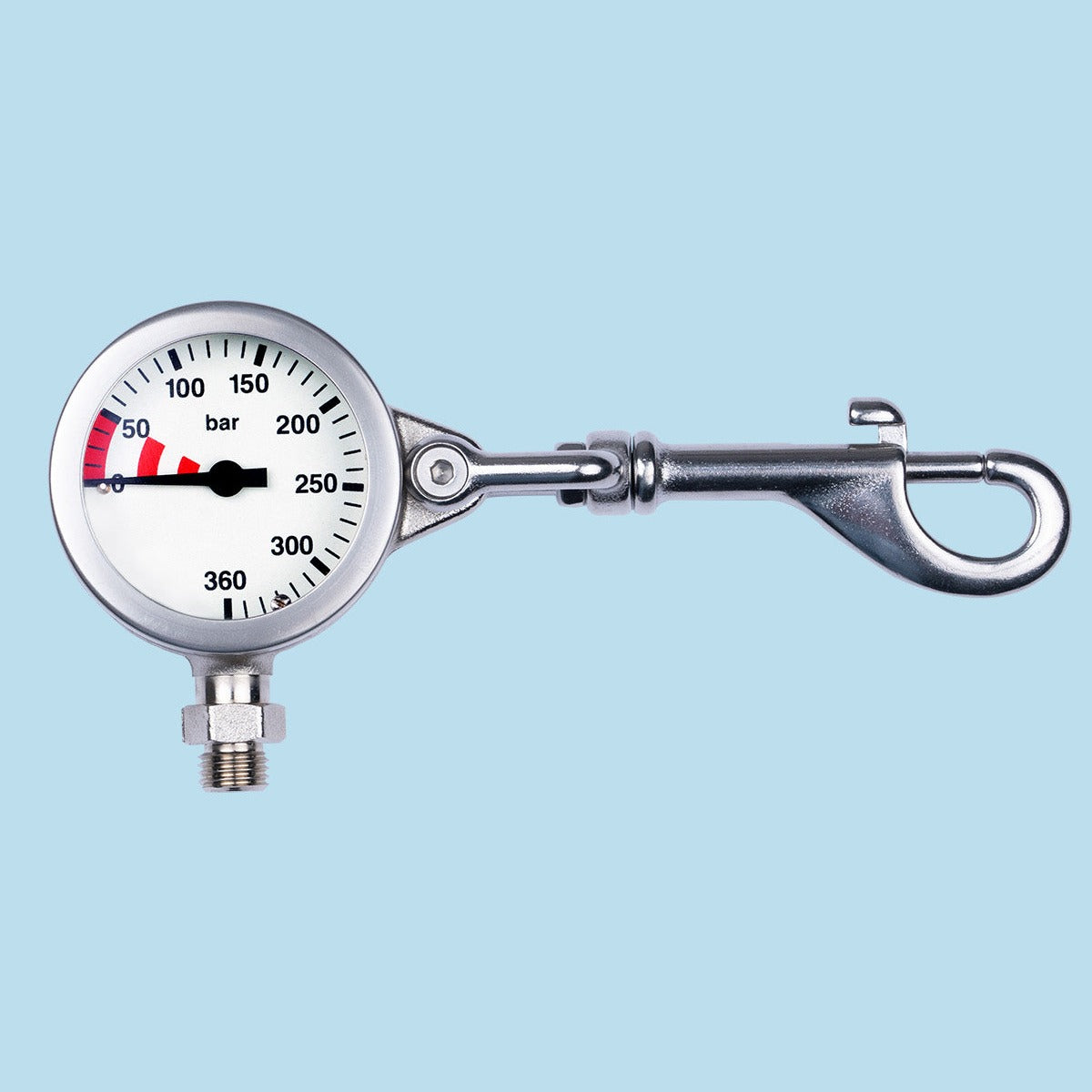 Termo Industria Brass Snap SPG with stainless steel shackle bolt snap, 52 mm dial