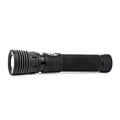 Tovatec Fusion 1550 dive light, side view