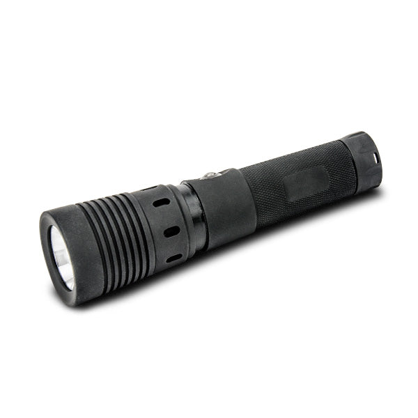 Tovatec Fusion 2200 dive light, side view