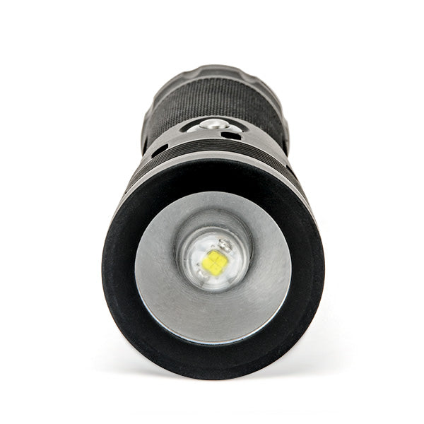 Tovatec Fusion 2200 dive light, side view