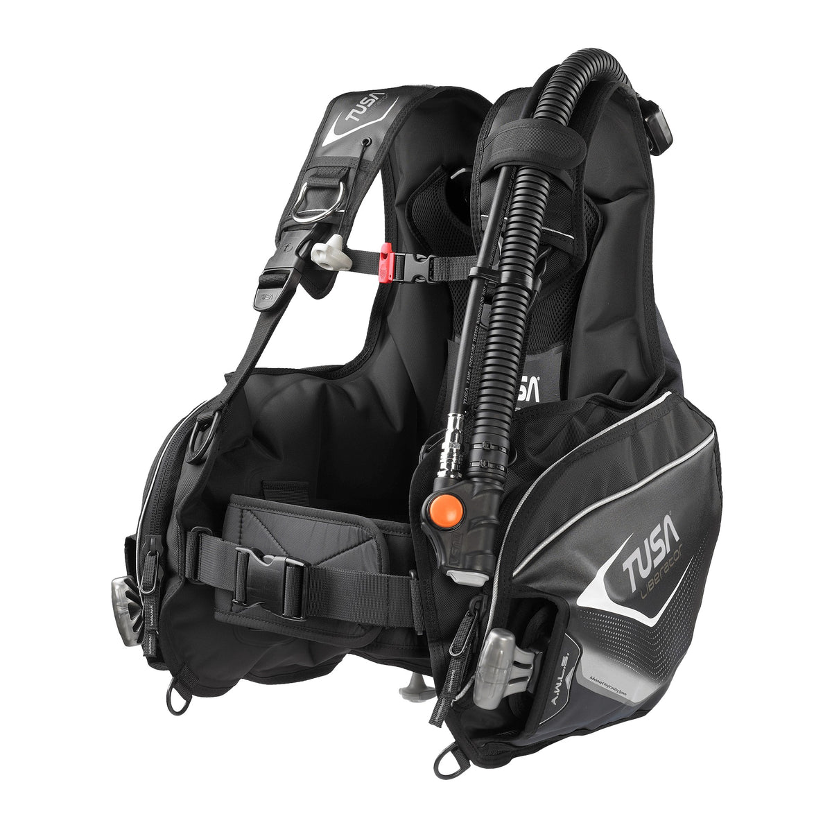 Black Tusa Liberator wraparound jacket BCD