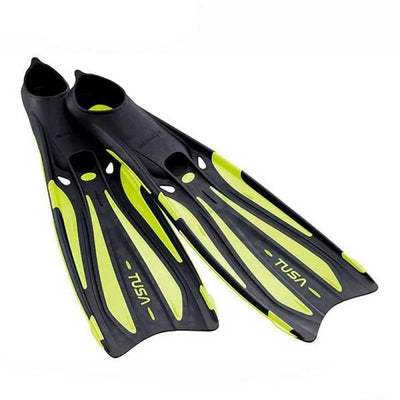 Tusa Solla FF full foot fins in Flash Yellow