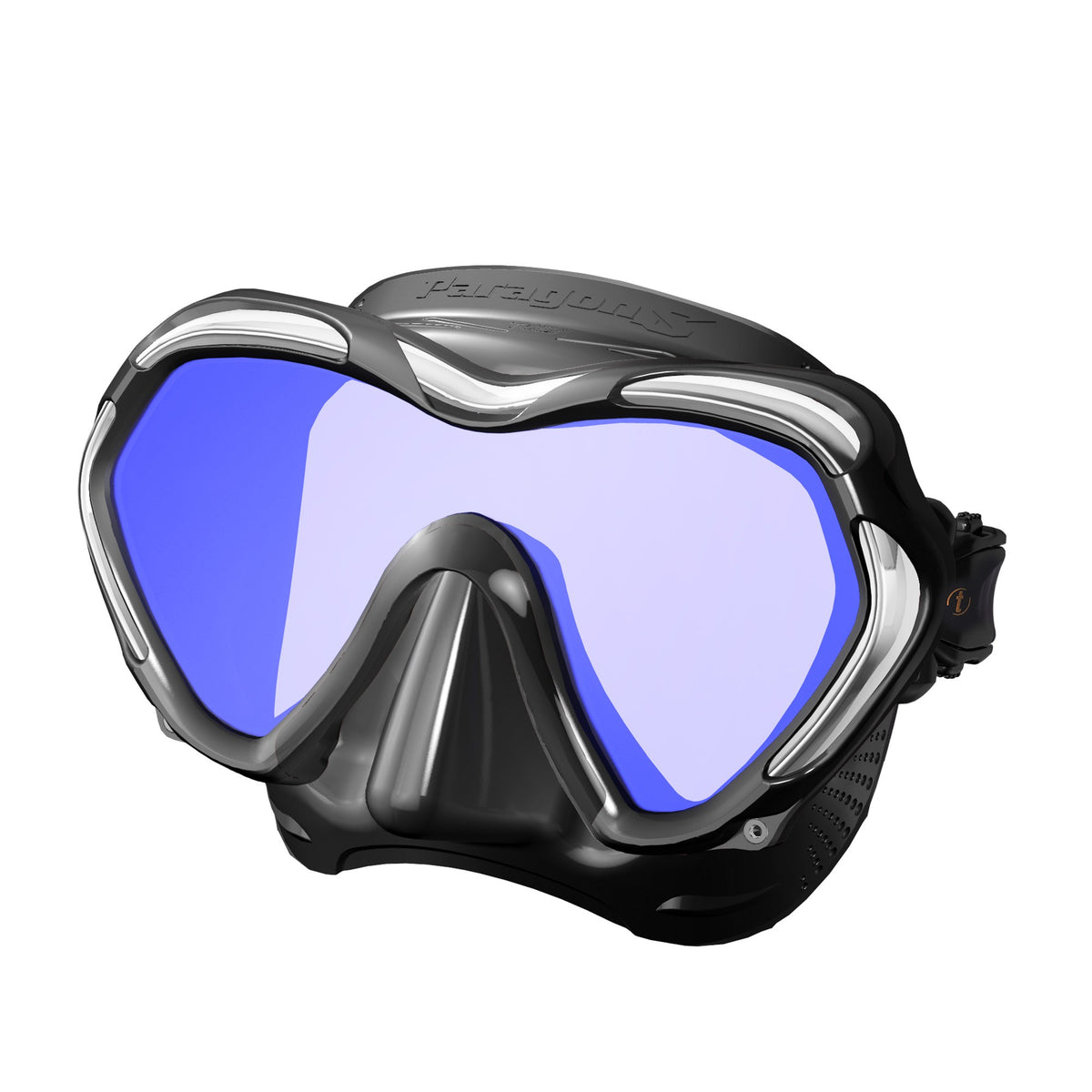 Tusa Paragon S single lens mask with Flash Yellow accents