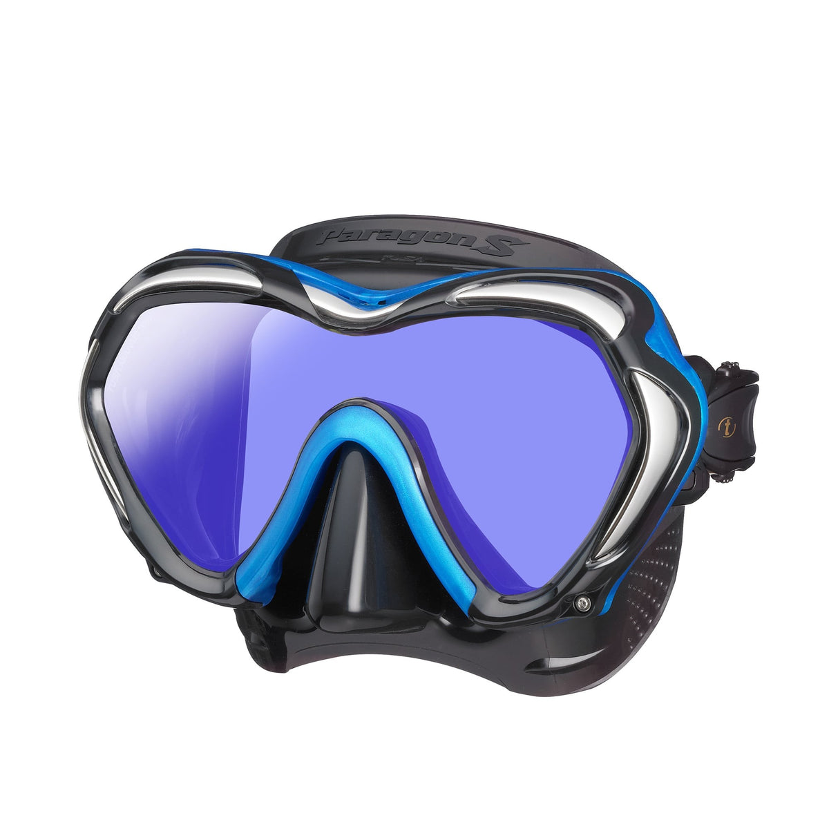 Tusa Paragon S single lens mask with Flash Yellow accents