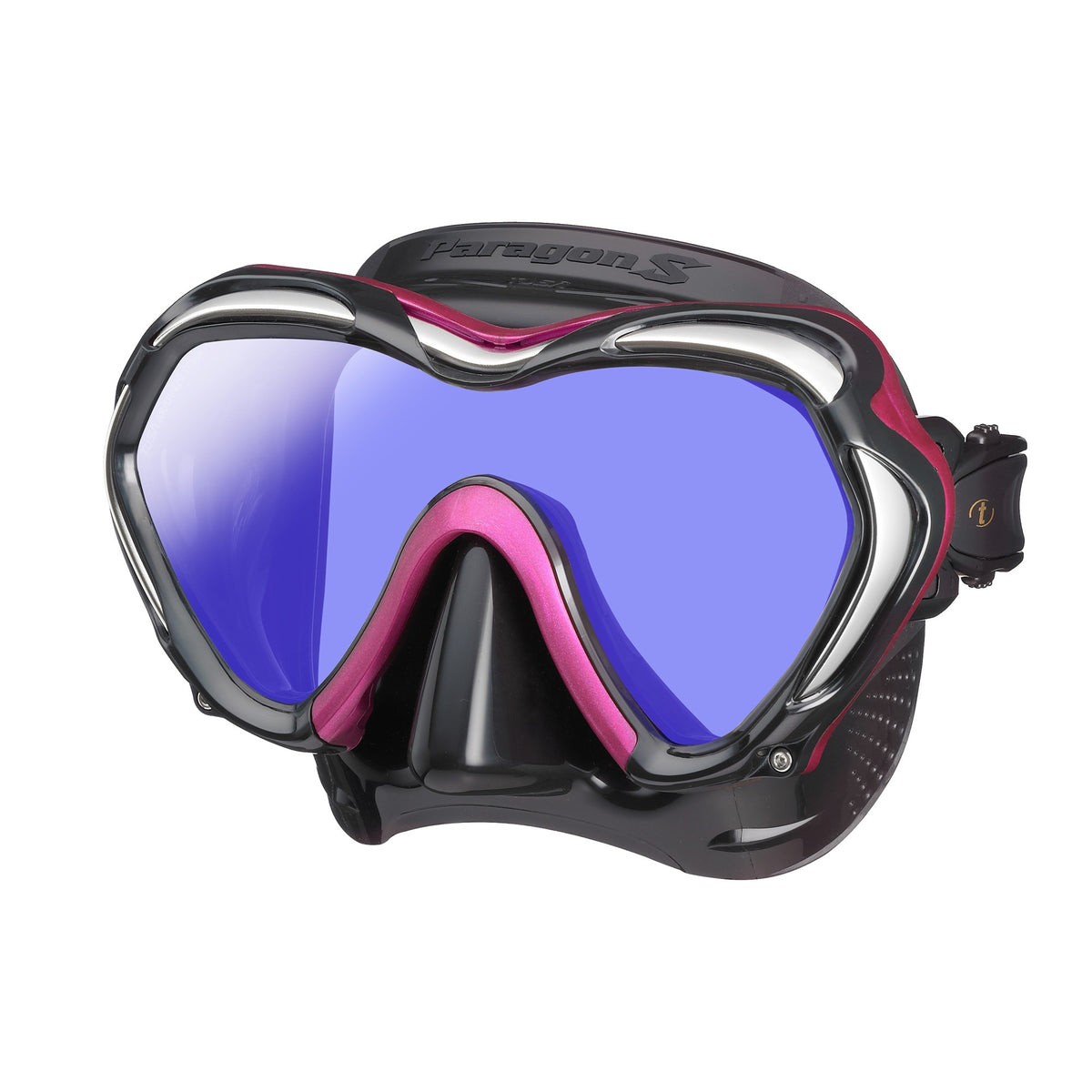 Tusa Paragon S mask with Rose Pink accents