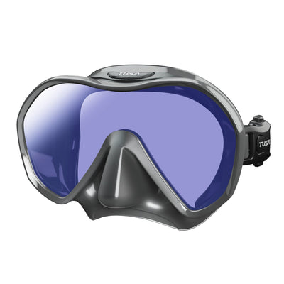 Tusa Zensee Pro mask in Gun Metal with coated lens