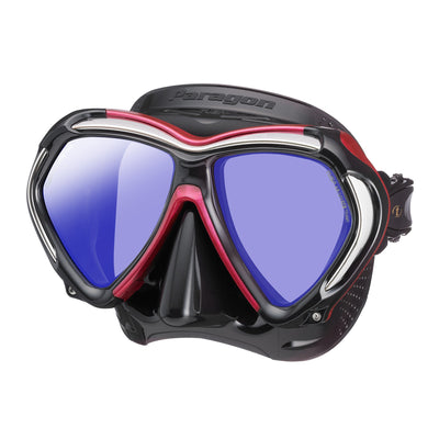 Tusa Paragon mask with Rose Pink accents