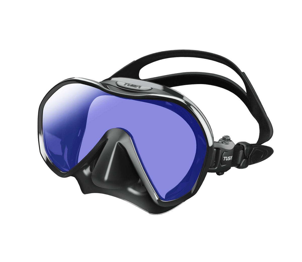 Black Tusa Zensee Pro frameless mask with anti-reflective lens